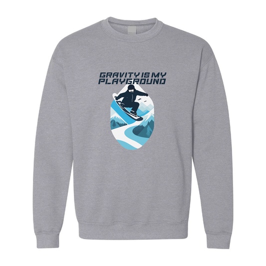 Gravity is My Playground Crewneck Sweatshirt | 20 Colors