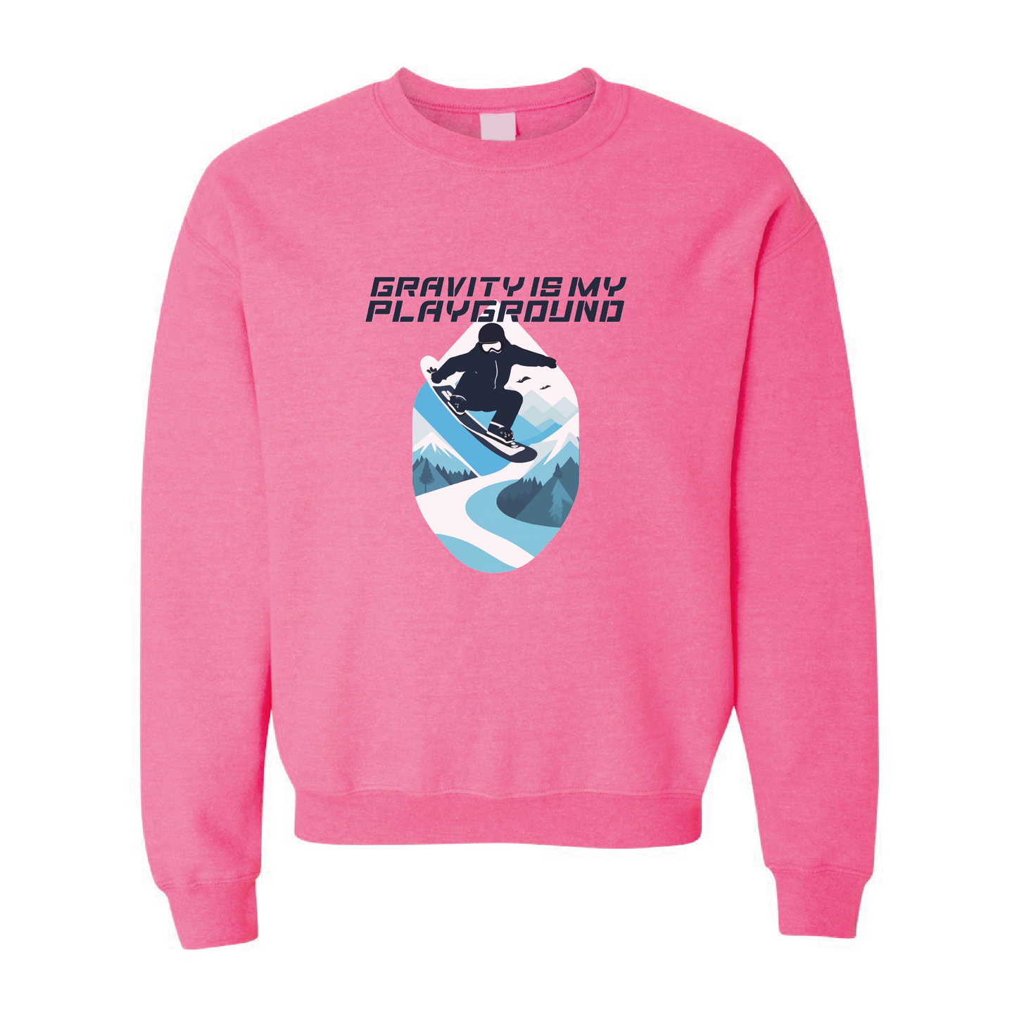 Gravity is My Playground Crewneck Sweatshirt | 20 Colors