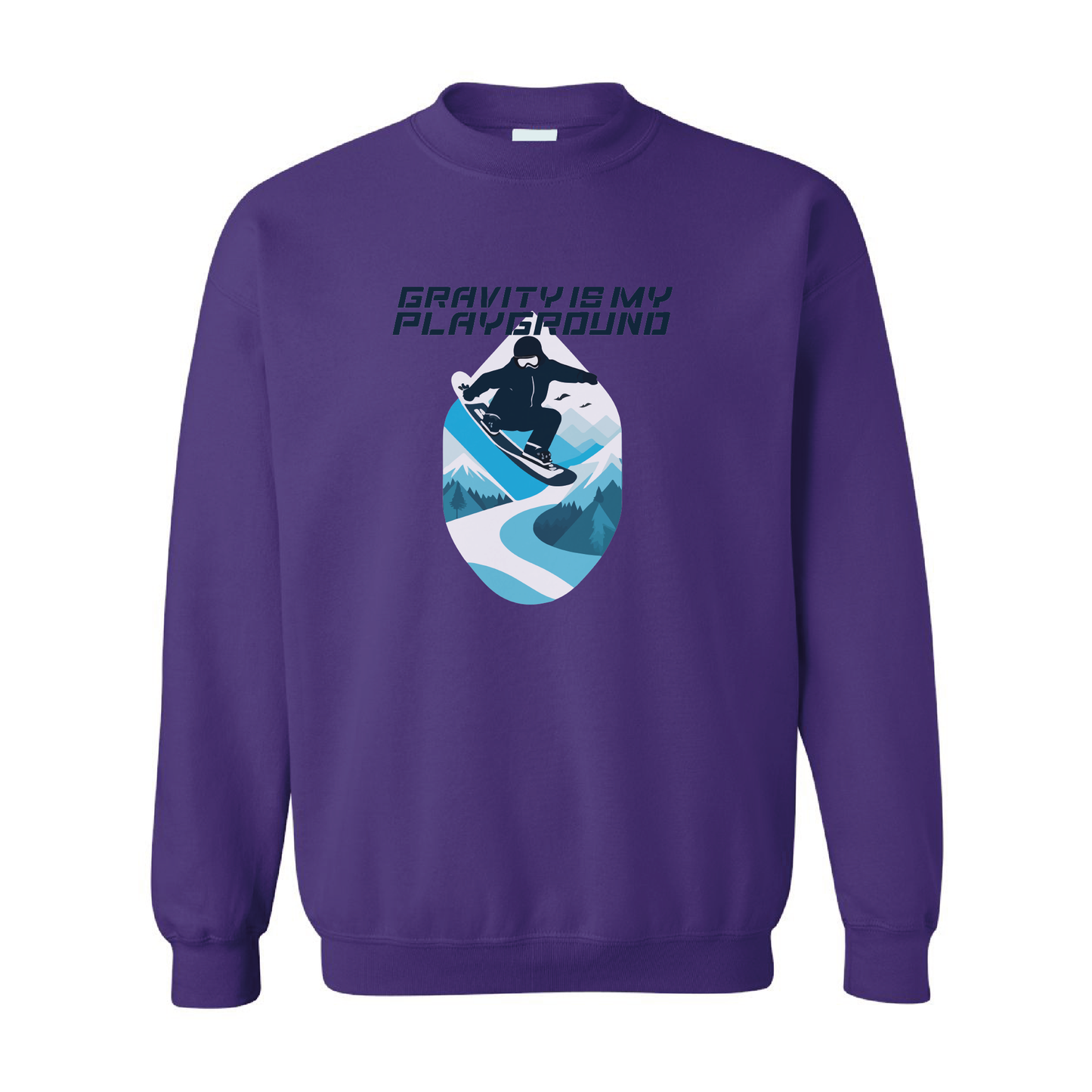 Gravity is My Playground Crewneck Sweatshirt | 20 Colors