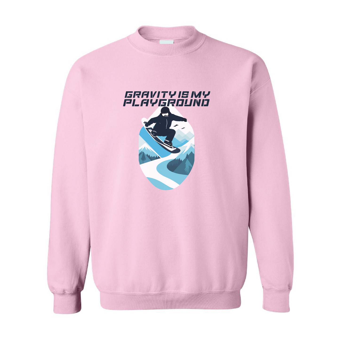 Gravity is My Playground Crewneck Sweatshirt | 20 Colors