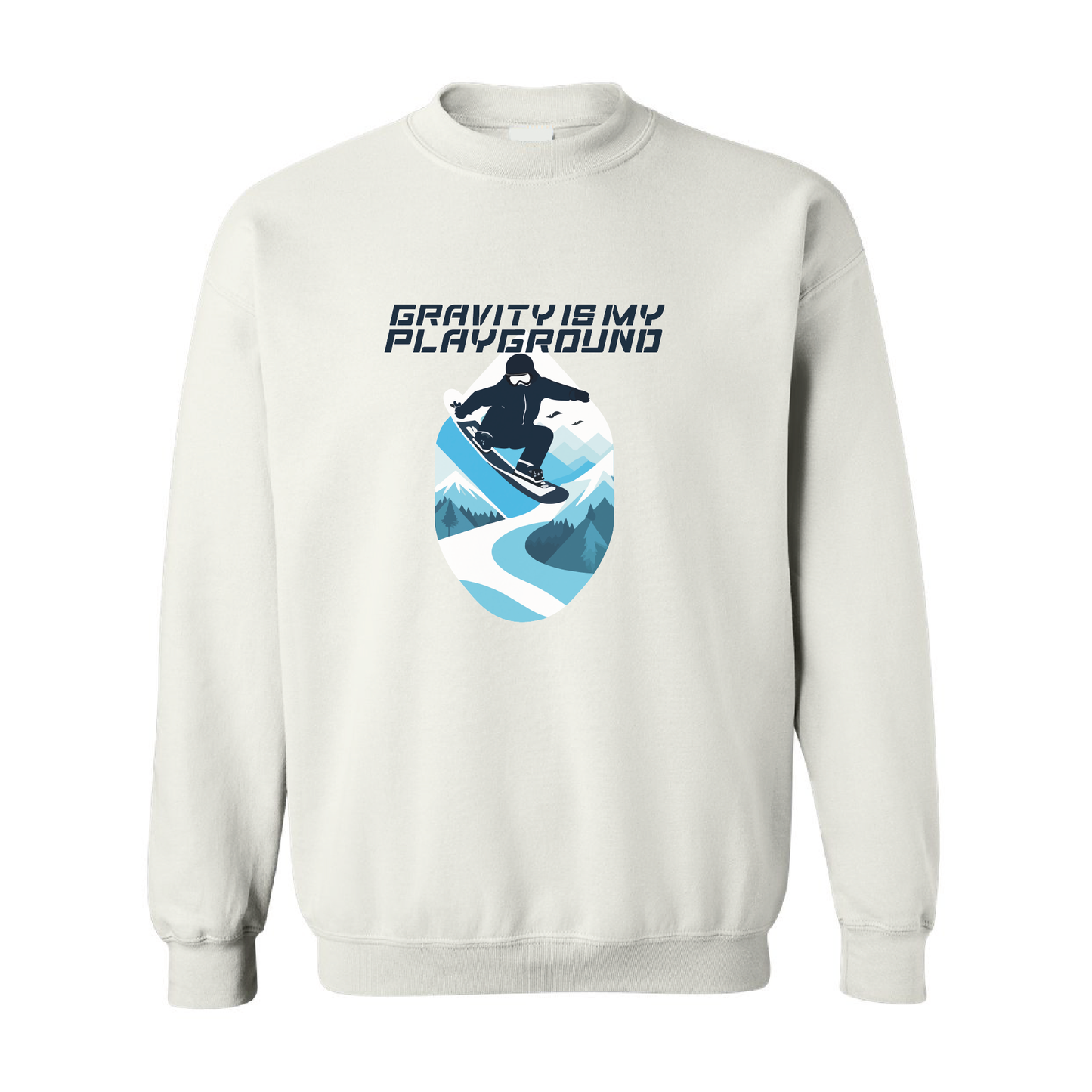 Gravity is My Playground Crewneck Sweatshirt | 20 Colors