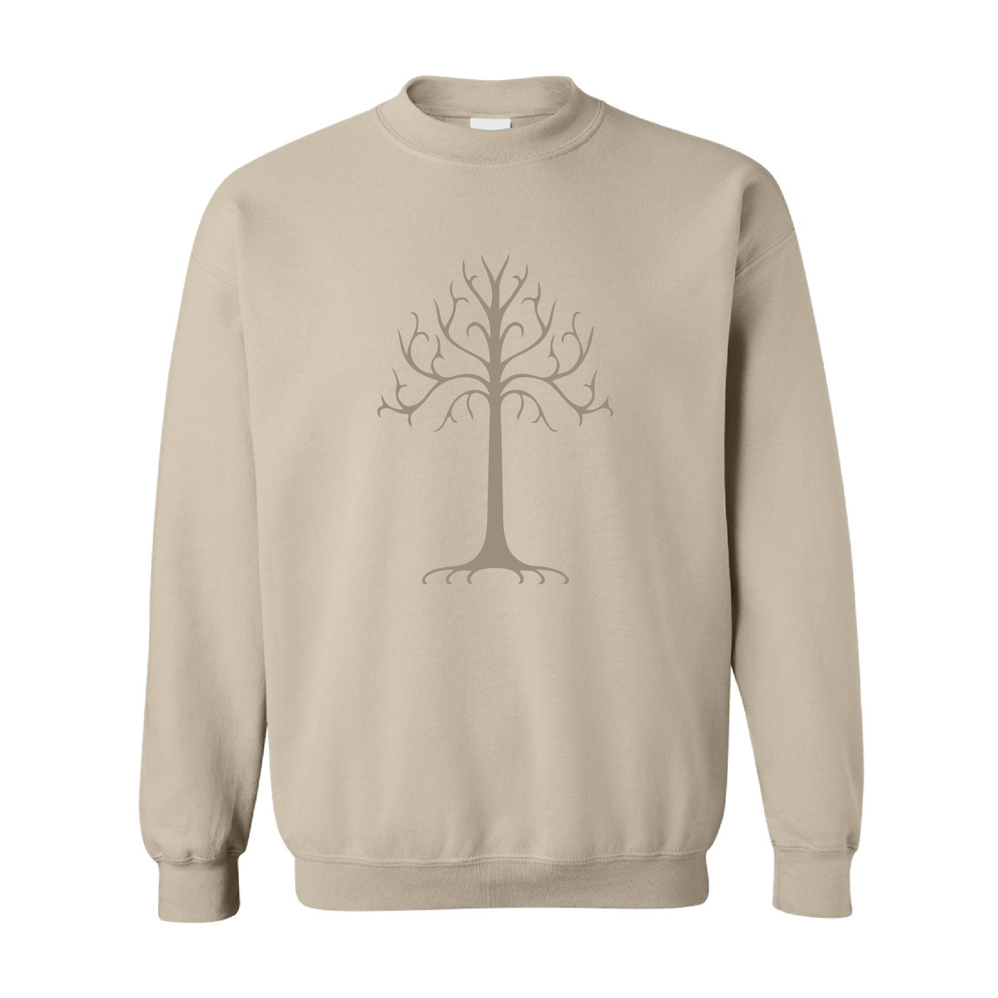 Life Tree Graphic | Tone-On-Tone Crewneck Sweatshirt | 20 Colors