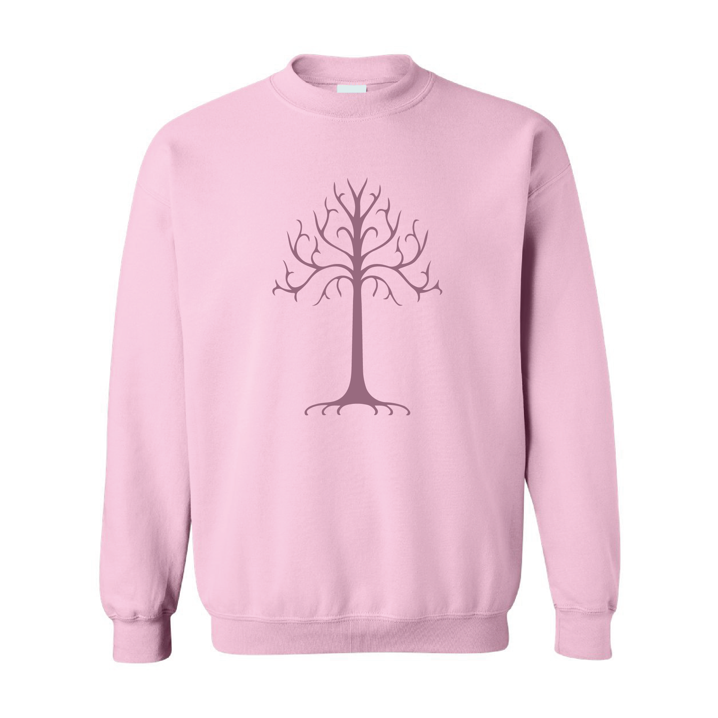 Life Tree Graphic | Tone-On-Tone Crewneck Sweatshirt | 20 Colors