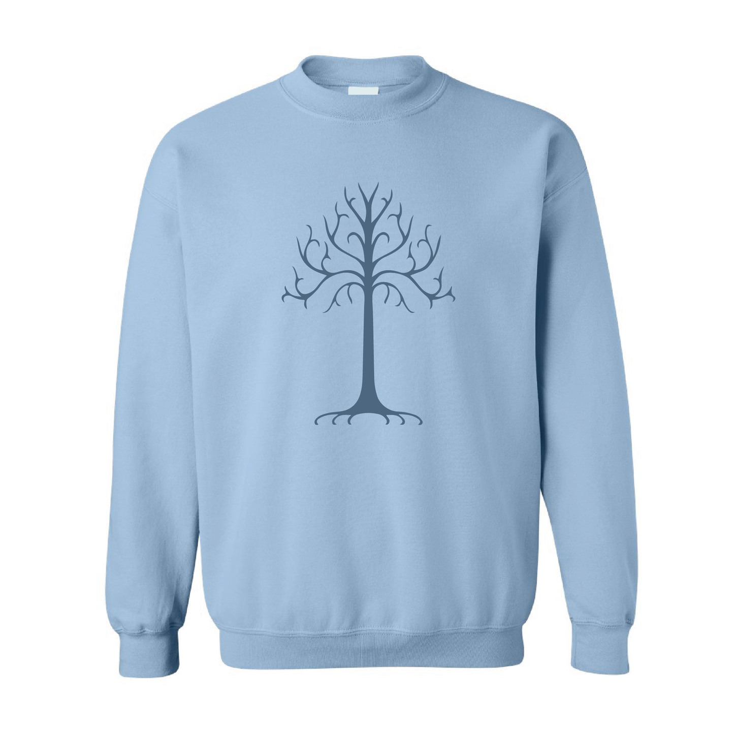 Life Tree Graphic | Tone-On-Tone Crewneck Sweatshirt | 20 Colors