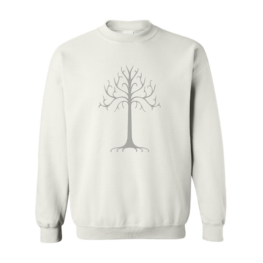 Life Tree Graphic | Tone-On-Tone Crewneck Sweatshirt | 20 Colors