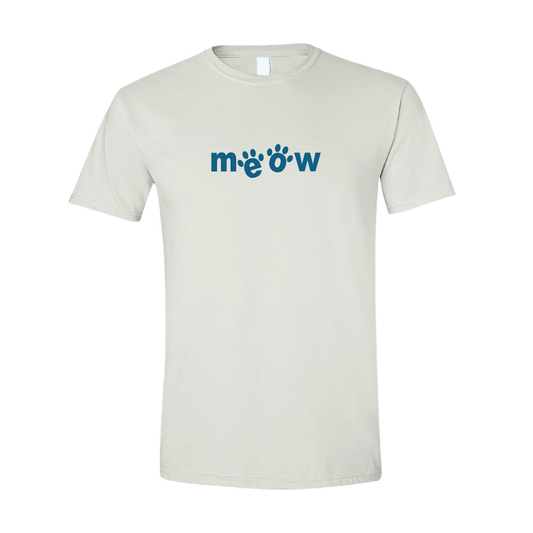 Cute Meow Graphic for Catlovers | Tone-On-Tone T-shirt | 20 Colors