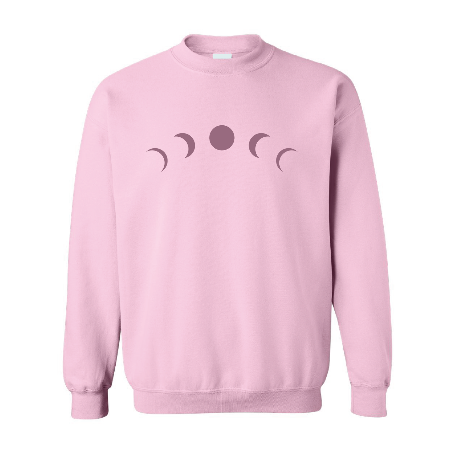 Moon Eclipse Graphic | Tone-On-Tone Crewneck Sweatshirt | 20 Colors