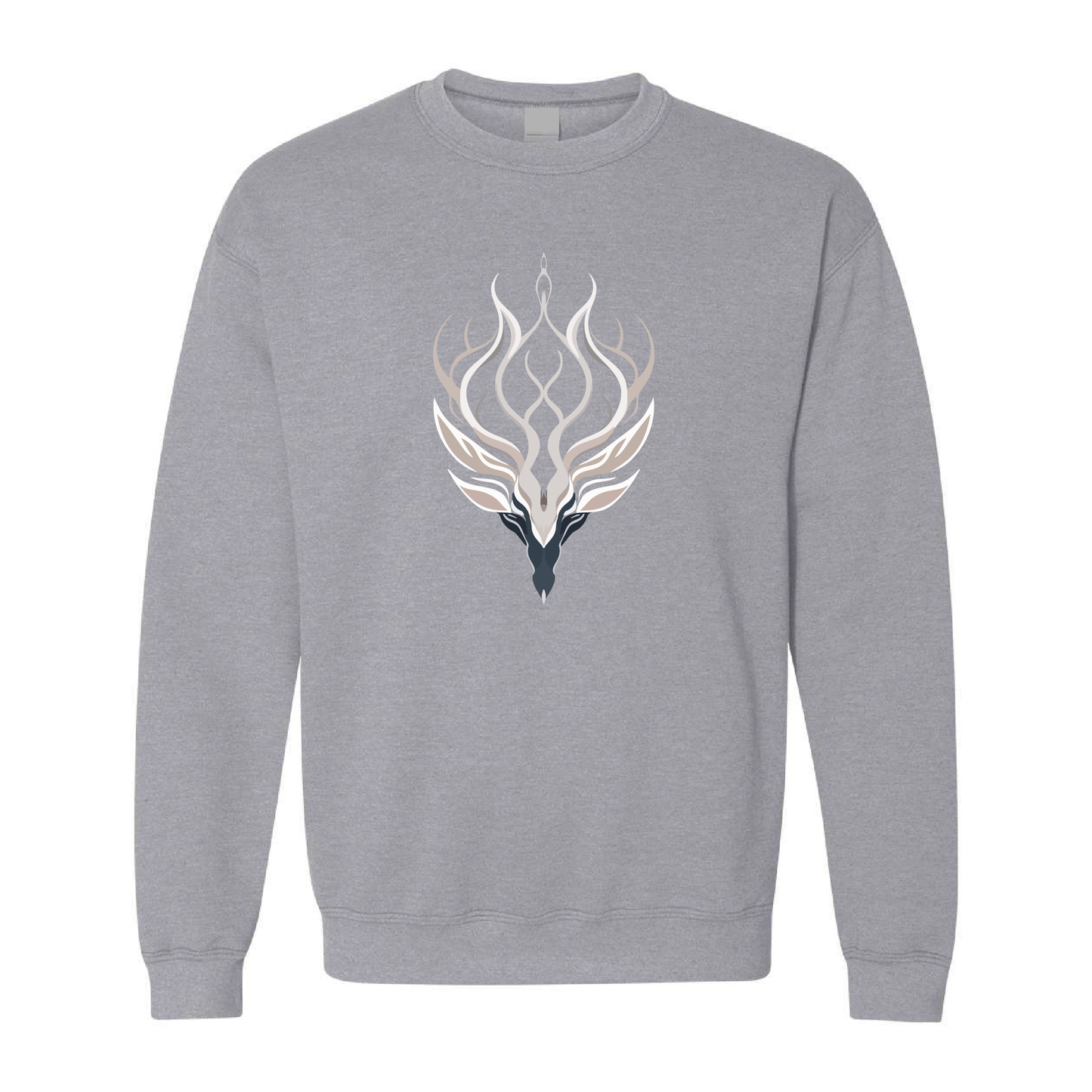 Bull Spirit Graphic Crewneck Sweatshirt | 20 Colors