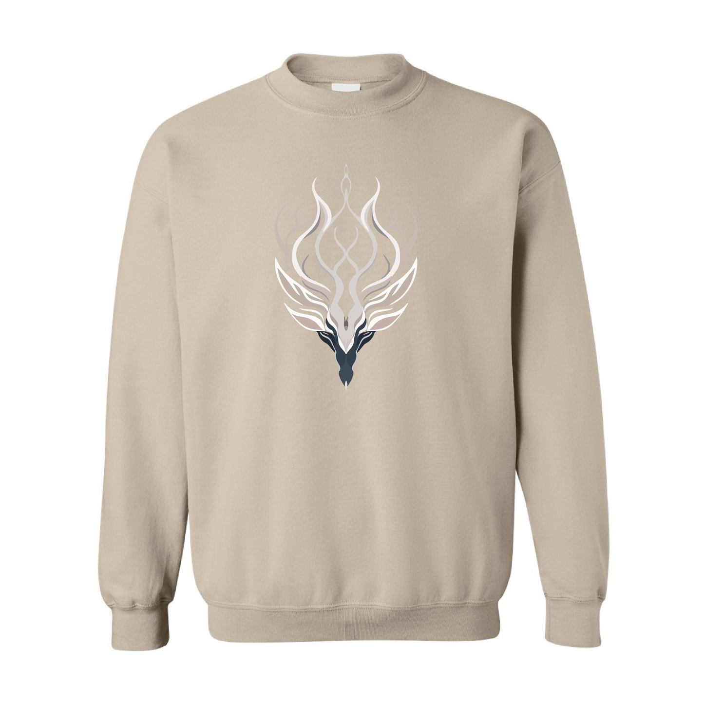 Bull Spirit Graphic Crewneck Sweatshirt | 20 Colors