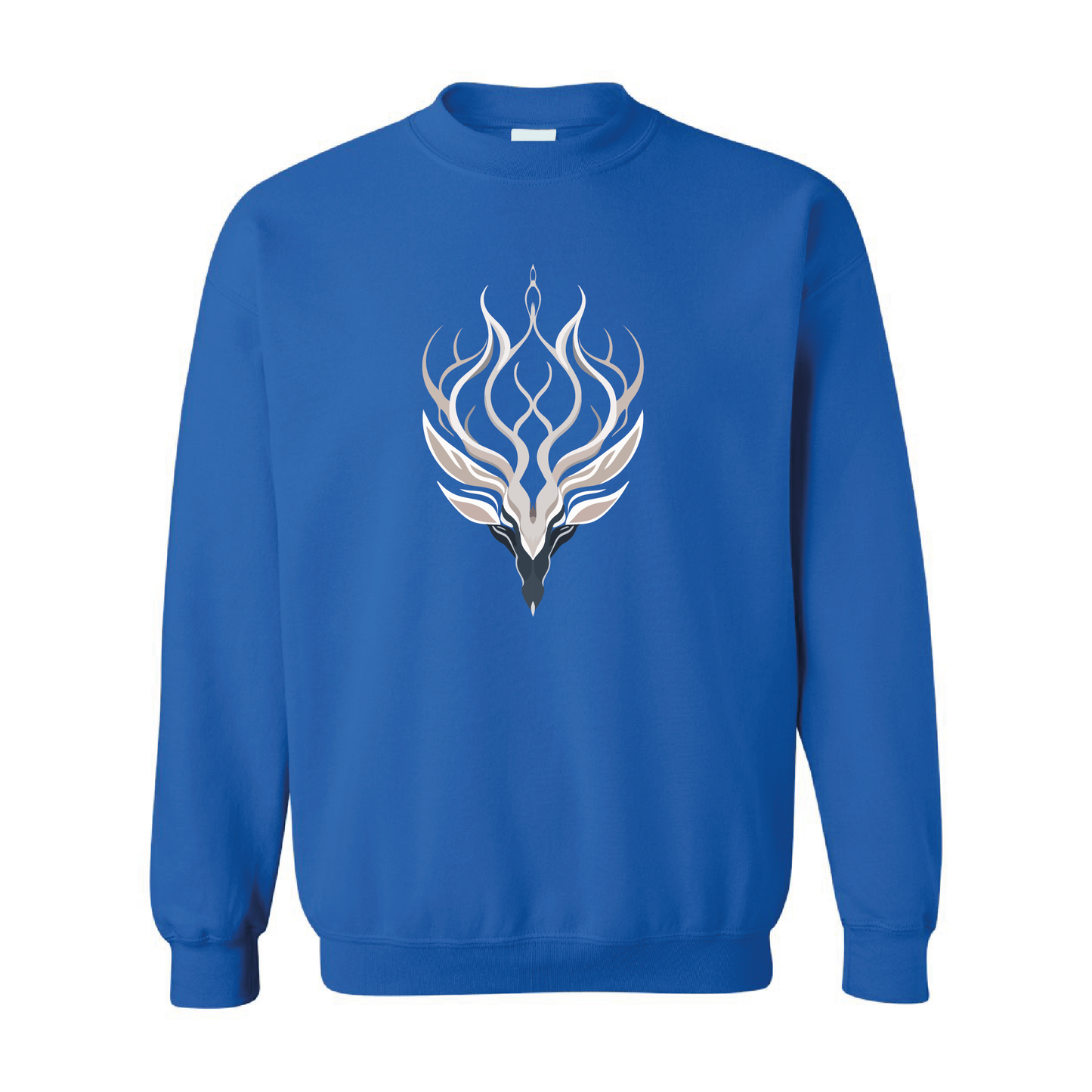 Bull Spirit Graphic Crewneck Sweatshirt | 20 Colors