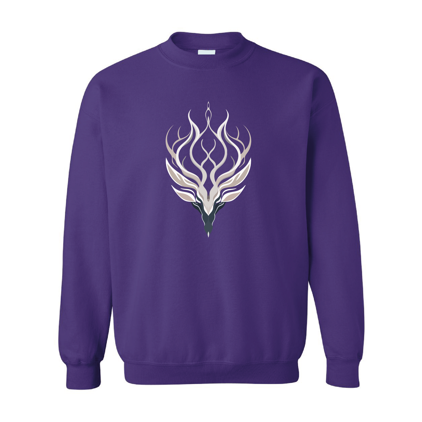 Bull Spirit Graphic Crewneck Sweatshirt | 20 Colors