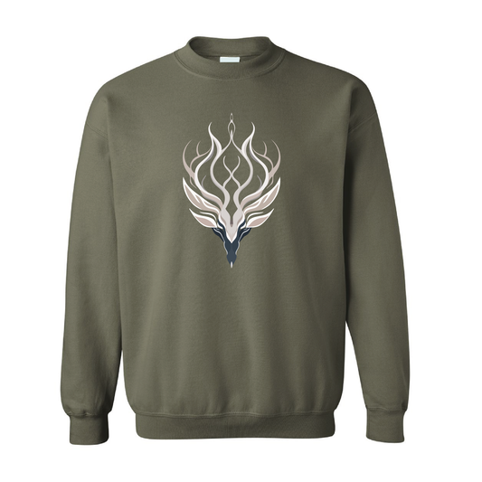 Bull Spirit Graphic Crewneck Sweatshirt | 20 Colors