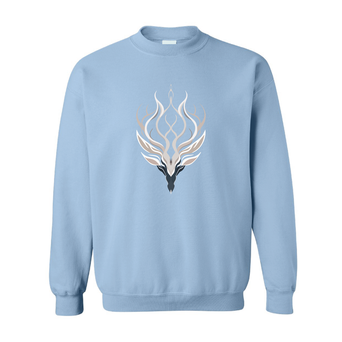 Bull Spirit Graphic Crewneck Sweatshirt | 20 Colors