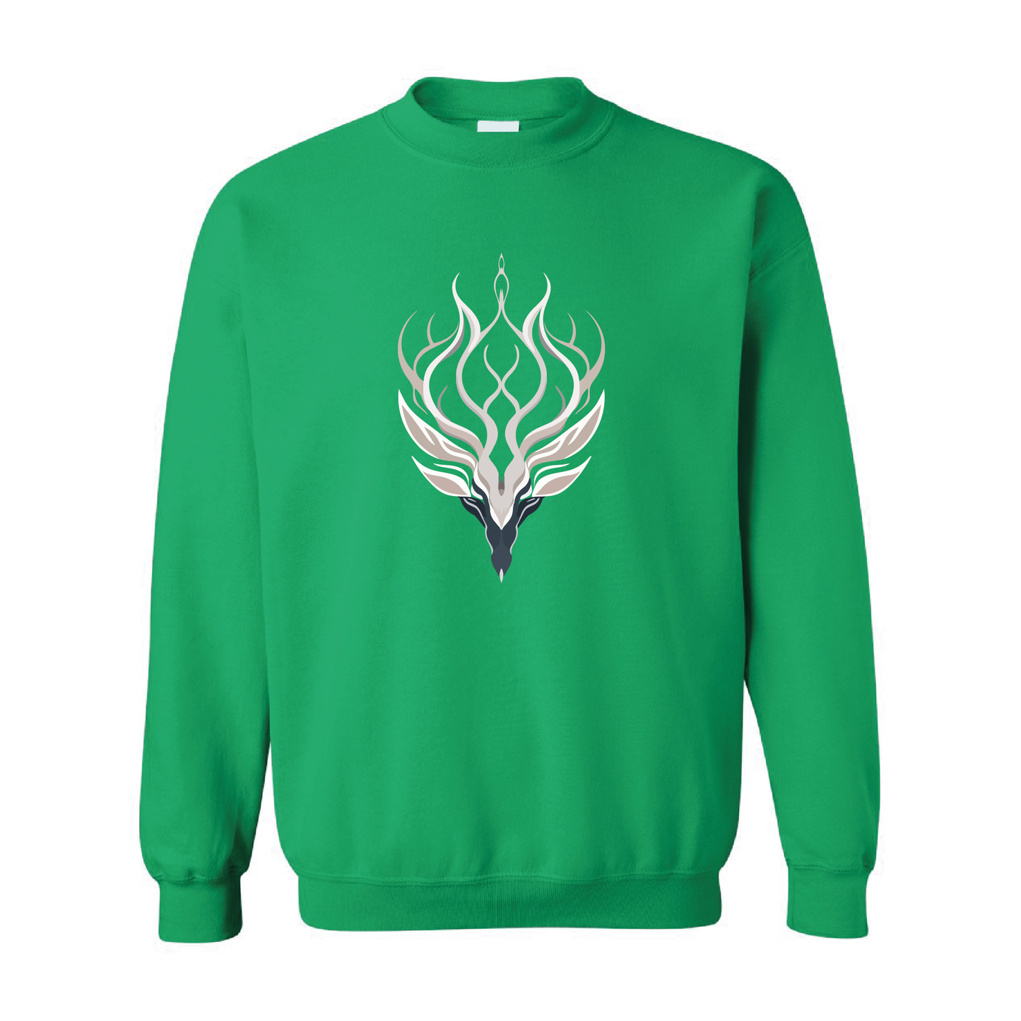 Bull Spirit Graphic Crewneck Sweatshirt | 20 Colors