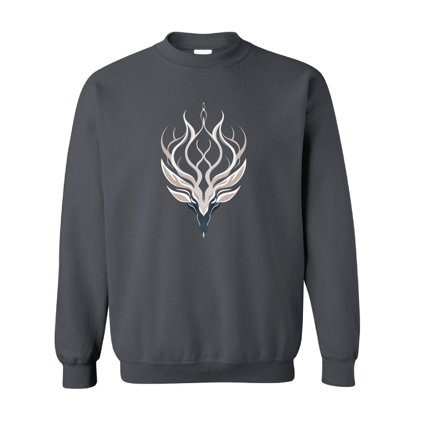 Bull Spirit Graphic Crewneck Sweatshirt | 20 Colors