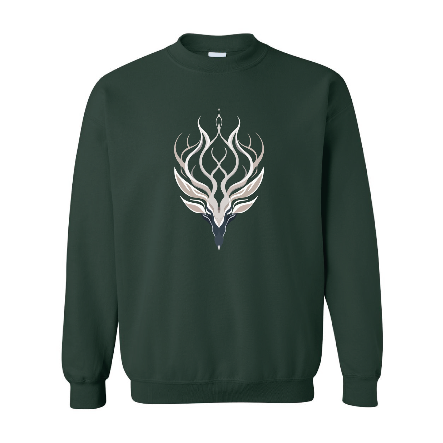 Bull Spirit Graphic Crewneck Sweatshirt | 20 Colors