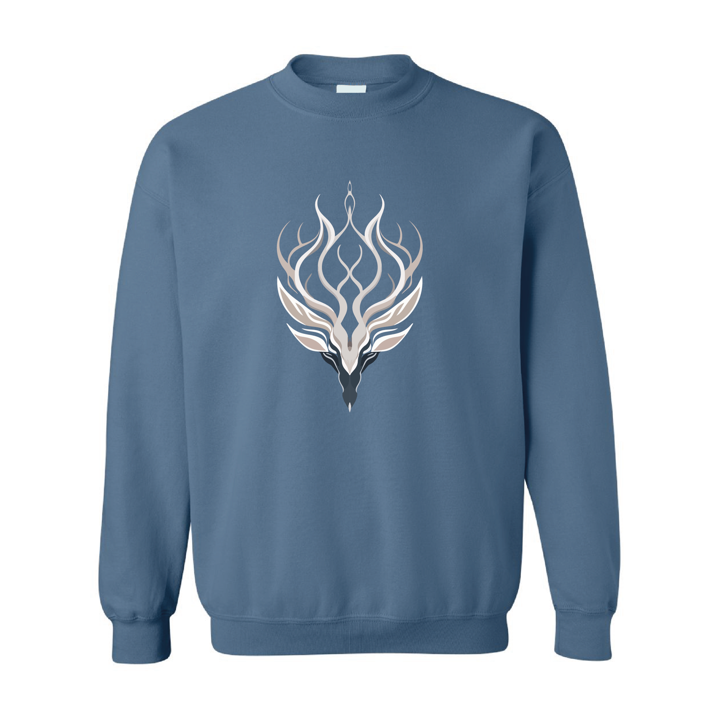 Bull Spirit Graphic Crewneck Sweatshirt | 20 Colors