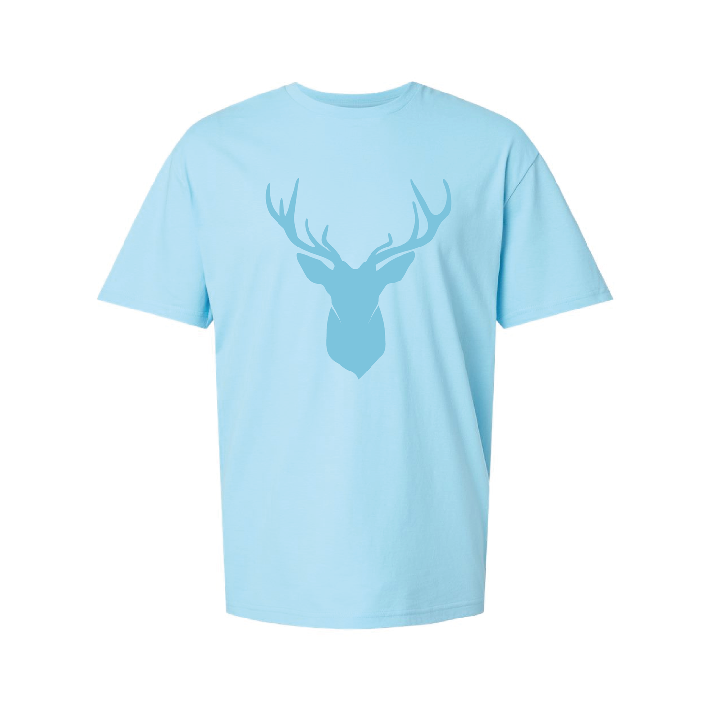 Minimal Canada Deer Graphic | Tone-On-Tone T-shirt | 20 Colors