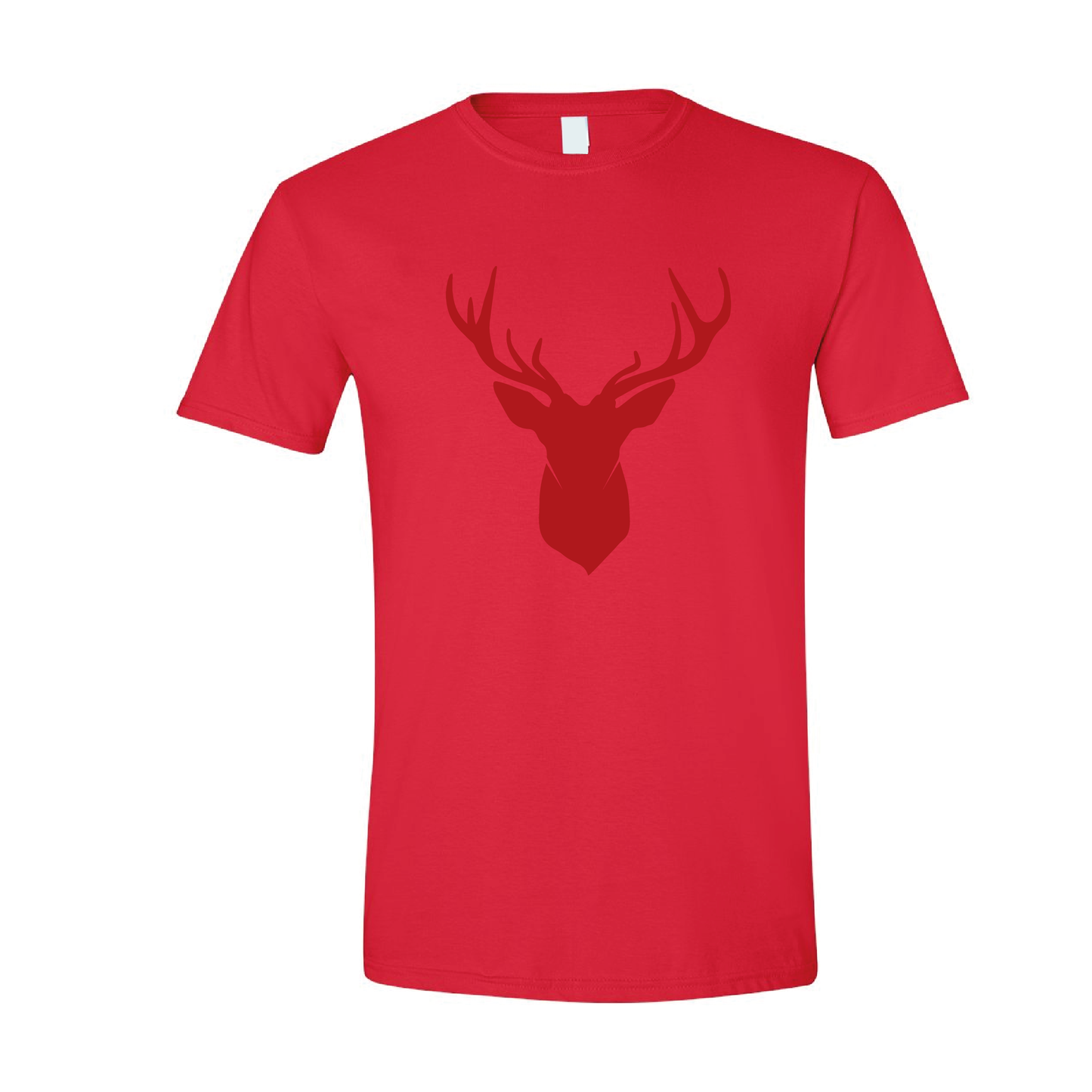 Minimal Canada Deer Graphic | Tone-On-Tone T-shirt | 20 Colors