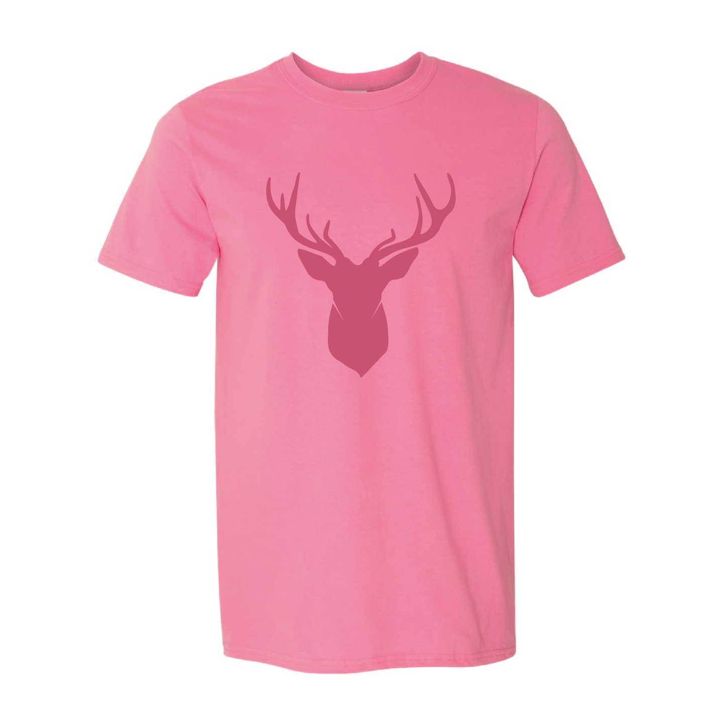 Minimal Canada Deer Graphic | Tone-On-Tone T-shirt | 20 Colors