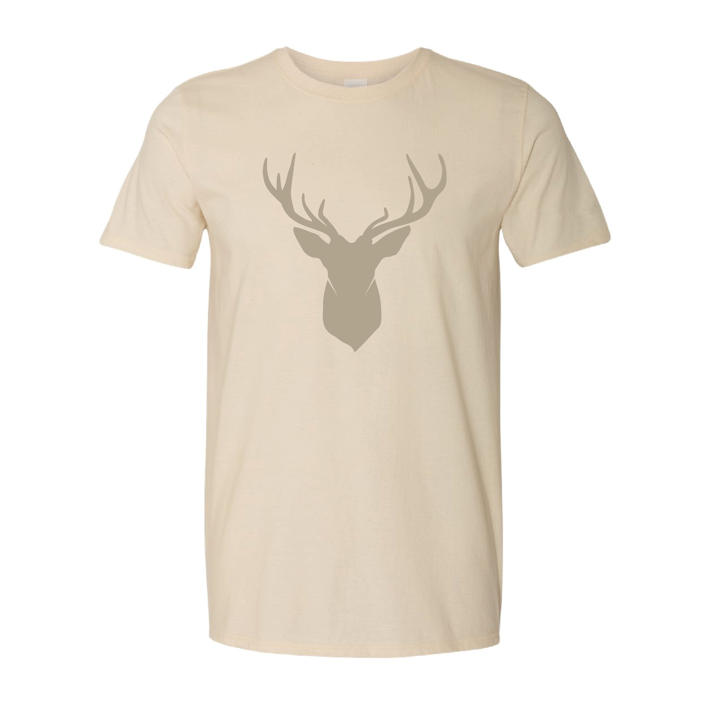 Minimal Canada Deer Graphic | Tone-On-Tone T-shirt | 20 Colors