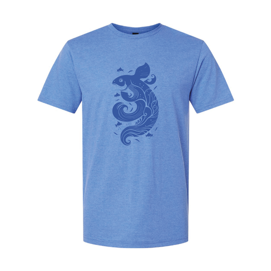 Ocean Spirit | Tone-On-Tone T-shirt | 20 Colors